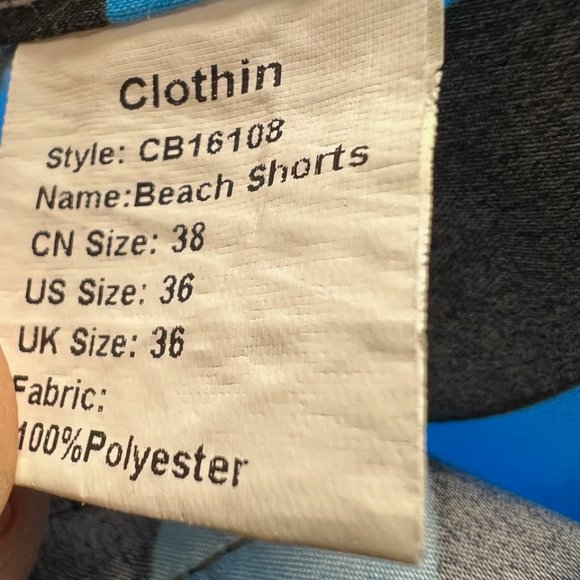 Clothin Board Shorts 36 Waist - Picture 5 of 6